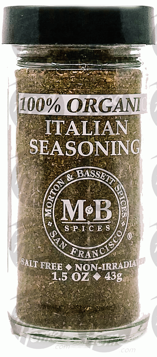 Morton & Bassett 100% Organic italian seasoning, glass jar Full-Size Picture